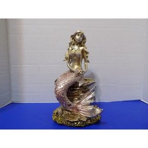 NEW Mermaid Figurine Statue Coastal Nautical Home Decor